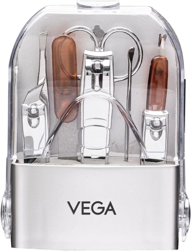 Vega Manicure Set (Pack of 8) - Essential Nail Care Tools - Image 1